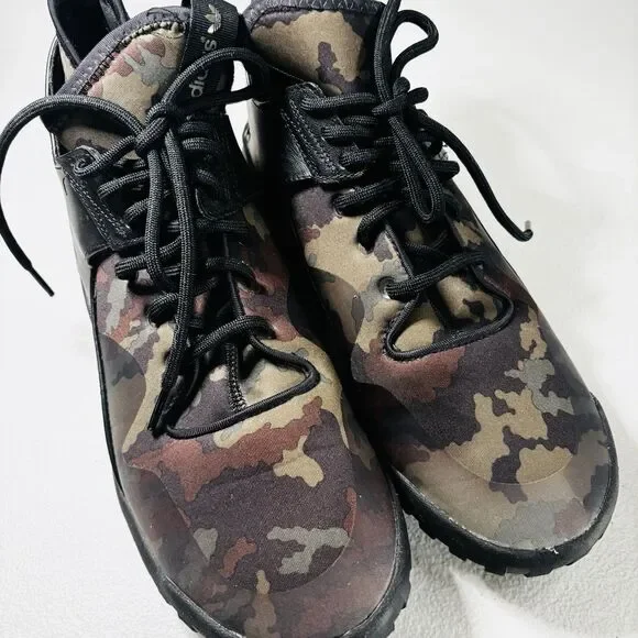 Adidas Tubular X Camo Men's Shoes B25700 Camo Black/Dark Brown/Oak - Size 10 - Picture 4 of 13